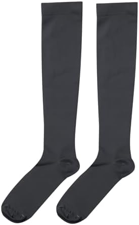 Bestjybt 3 Pairs Compression Socks for Women & Men Circulation 15-20 mmHg Support Socks for Athletic Running Cycling