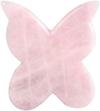 8 Piece Handmade Natural Rose Quartz Scraping Board Scraping Massage Tool Scraping Board GuaSha Facial Tool Set Facial Skin Care,Scraping Butterfly