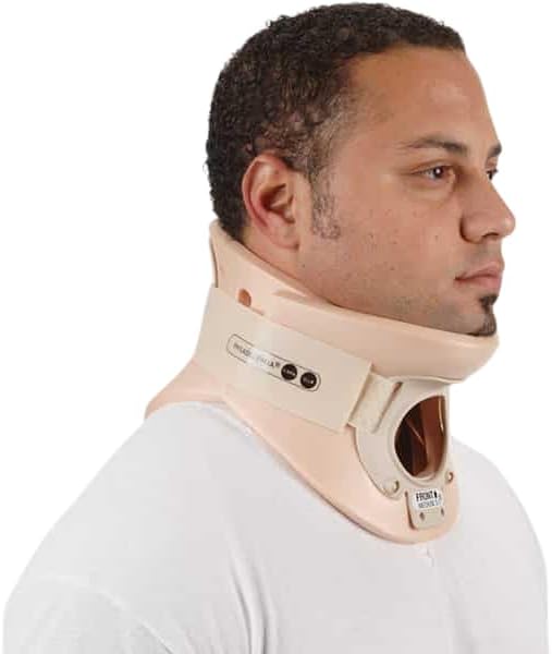 5 1/4 inch Philadelphia Rigid Cervical Collar with Neck Support Foam Lightweight Soft Brace for Men and Women (Large)