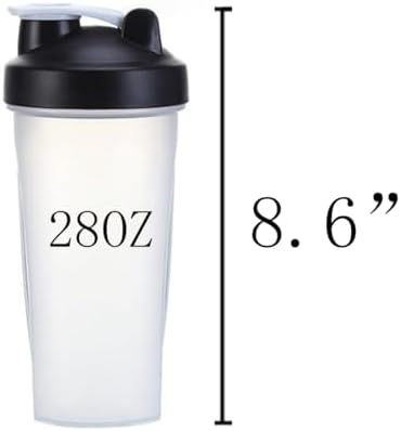 otylzto 2 Pack 28 oz Shaker Bottles for Protein Mixes, Protein Shaker Bottle with Stainless Steel Whisk Ball, Shaker Cup, Protein Bottle, Protein Shake Bottles