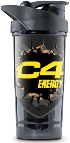 Cellucor Dietary Supplement Shaker with Strainer and Leak Guard for Superior Mixing, 700ml Capacity, Leak-proof Lid Design, BPA Free, Odor and Scratch Resistant Made