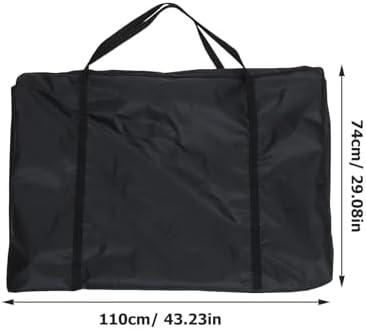 VOSAREA Folding Wheelchair Storage Bag Waterproof Travel Bag Transport Chair Carry Case Collapsible Wheelchair Cover Heavy Duty Walker Travel Bag for Disabled (43.23X29.08X11.00in)