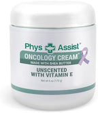 PhysAssist Oncology Body Cream with Shea Butter, 6 oz. Soothing and Moisturizing to Stressed Skin. Unscented with Vitamin E. Non-Irritant. Recommended for Dryness, Moisture Balance, Hydration Support