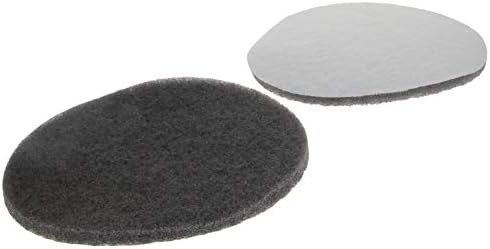 Utoolmart 1200-Grits 7 Inch Scrubber Scouring Pads Flocking Scuff Pads-Multipurpose, Drill Scuffing Disc Hoop and Loop Surface Conditioning Disc Gray 8pcs