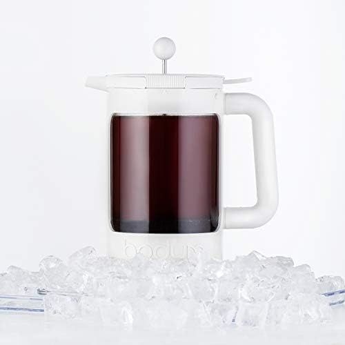 Bodum Bean Cold Brew Coffee Maker Set, 1.5 L/51 oz, White