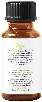 Osmanthus Oil by Essential Delights| Premium Grade Essential Oil | for Aromatherapy, Soaps, Lotions, & Candles | Vegan & Cruelty Free (1 Fl. Oz.)