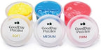 Therapy Putty by GoodDay Puzzles, 3 Piece Set, Stress Relief, Strength, Occupational Therapy, Fidget & Fine Motor Toys for Seniors