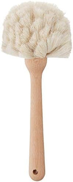 Fox Run Kitchen Brush, Natural Horsehair Fiber Dish and Glass Brush, 10"