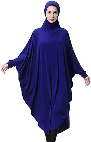 khalat Women's One-Piece Muslim Abaya Dress Large Overhead Prayer Ramadan Long Hijab Dress