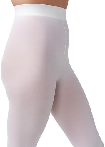 HUE Women’s Opaque Sheer to Waist Tights 40 Denier Soft High Waist Pantyhose