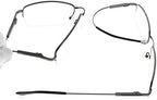 Eyekepper Computer Reading Glasses-Better Sleep Readers-97% Blue Light Blocking-Memory Titanium Half-Rim Men, Dark Orange Tinted Lens(Gunmetal, 1.50)