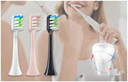12 PCS Suitable Brush Head Compatible for SOOCAS X3/X3U/X5 Household Replacement Effective Cleaning Sonic Electric Toothbrush Heads Hilarity (Color : 12pcs Pink)