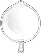 QWORK Beaker with Handle, 500ml Measuring Cup, Borosilicate Glass,Beaker Mug with Pouring Spout, 2 Pack