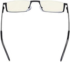 CessBlu Blue Light Filter Glasses Men Women Reading Computer Half-rim Reader Eyeglasses