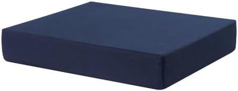 Sammons Preston Wheelchair Foam Cushion, 16" x 16" x 2", Wheelchair Accessory, Comfortable Seat Pad with Removable Washable Cover, Foam Support Pad, Lower Back, Tailbone, and Sciatica Pain Relief