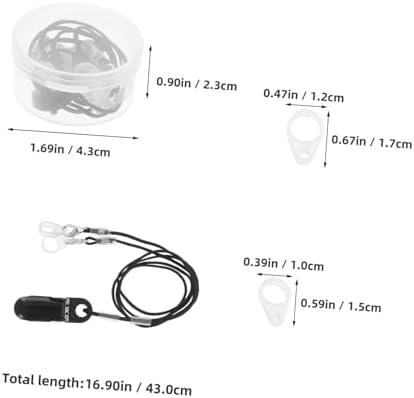 1set Hearing Aid Accessories Lost Rope for Audiophones Lanyard Clip Hearing Amplifier Security Clip