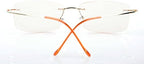 CessBlu Rimless UV Blue Light Filter Glasses Titanium Computer Eyeglasses Men Reading