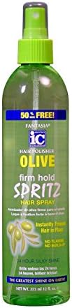 Fantasia Olive Oil Spritz Hair Spray, 12 Fl Oz (651000)