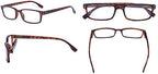 4 Pack Vintage Reading Glasses Men Comfort Readers Women Reading Eyeglasses