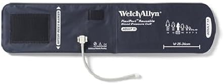 Welch Allyn REUSE-11-1SC FlexiPort Reusable One-Tube Cuffs, Adult