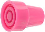 Pair of 7/8" (22mm) Pink Rubber Walking Cane Ferrules Crutch Tips Feet - by Lifeswonderful