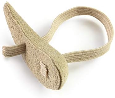 Steins Hammer Toe Crest Cushion and Buttress Pad Reduces Pressure from Calluses and Hammer Toes, Large Left, Beige, 3 Count (Pack of 1)