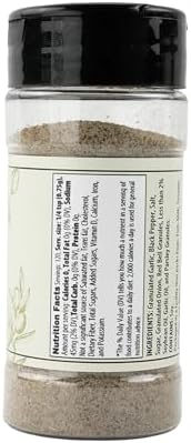 Olive & Vine Garlic Pepper, Bold Flavor, For Seasoning & Marinades, Rich Tradition, Authentic Taste, For Global Recipes (3.2 Ounce)