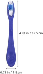 10pcs Mini Disposable Short Handle Prison Toothbrushes with Soft Bristles, Compact Portable Toothbrush Set for Institutional Use and Teeth Cleaning