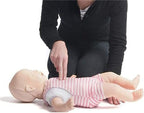 Cardio Pulmonary Resuscitation Model,Infant First Aid Model Choking First Aid Training Babies Doll Advanced CPR Manikin with Bag Professional Training Manikin or Teaching Training Aid