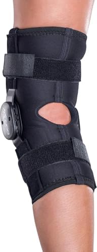 DonJoy Deluxe Hinged Knee Sleeve - Neoprene-Free (Large)