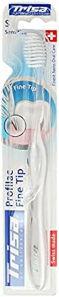 Trisa Profilac Fine Tip Sensitive manual toothbrush for gentler and more efficient cleaning Brand quality made in Switzerland.