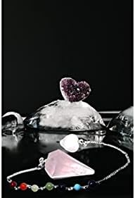 Jet International Jet Exquisite Rose Quartz Cone Shaped Pendulum Free Booklet Crystal Therapy