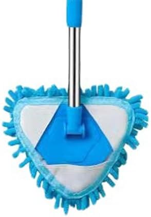 Triangle Cleaning Mop 180 Degree Rotatable Adjustable Triangle Cleaning Mop Tool with Long Handle