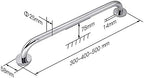 Safety Grab Bar，Grab Bar Bathroom Balance Bar Safety Hand Rail Support Bar for Handicap Elderly Stainless Steel Shower Grab Bar 2 Pack/40Cm