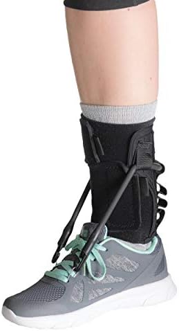 Core Products FootFlexor Foot Drop Brace - Soft Ankle Foot Orthosis (AFO) for Walking Support - Drop Foot Brace for Men & Women, XSmall/Small