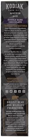 Kodiak Cakes Power Bake Muffin Mix, Double Dark Chocolate, 14 Ounce (Pack of 6)