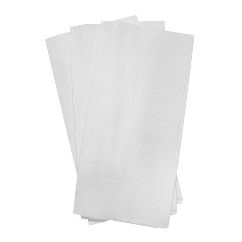 Karat KN-D1717-3W (2000) 17"x17" Dinner Napkins - White (Case of 2000)