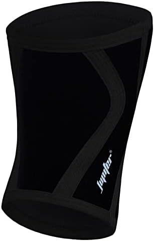 Jupiter Elbow Sleeves (Pair),Support for Squat,Weightlifting,Powerlifting,Basketball and Tennis,5mm Neoprene Compression Brace for Both Women and Men （Large）