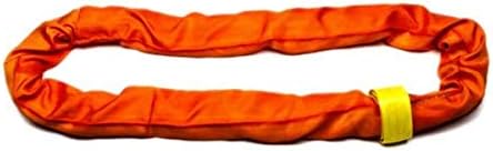 LIFTEX® | Dual Cover Polyester Lifting Round Sling | Orange x 12' Endless (V:66000; C:52800; B:132000) | Made in USA | Polyester Heavy Duty Lifting Rigging Moving Towing Hoisting