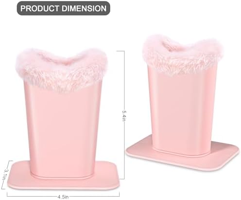 Eyeglasses Holder,Plush Lined PU Leather Pattern Stand Case with Magnetic Base,Unisex for Women Men