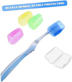 10pcs Toothbrush Holder Toothbrush Cap Teeth Covers Case Cover Brush Case Travel Portable