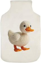 Azeeda 'Knitted Style Duck' Hot Water Bottle Cover (HW00049300)