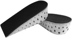 1 Pair Breathable Memory Foam Insoles Lifts, Heel Cups Support Orthotic Protector Inserts, Height Increase Shock Absorbing Cushion (4.3cm Height)