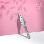 STALEKS BEAUTY & CARE 20 Type 4 Eyebrow Tweezers – Narrow Beveled Stainless Steel with Ergonomic Handles for Fine Brows & Home Use