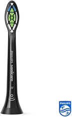 Philips Sonicare Original W2 Optimal White Standard Sonic Toothbrush Heads- 2 Pack in Black (Model HX6062/13)