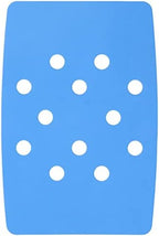 Shower Cushion for A Shower Bench Padded Shower Chair Shower Chair Cushion Paste Fixed Keep Warm EVA Blue Perforation Design Portable Shower Stool Cushion for Elderly, Disabled, Handicap and Injured