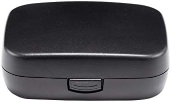 Hearing Aid Case Hard - Portable Protective Storage Case for BTE CIC IIC ITE (Black)
