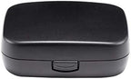Hearing Aid Case Hard - Portable Protective Storage Case for BTE CIC IIC ITE (Black)