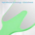 Annhua Tooth Shaped Mirror Hand Mirrors with Handle Pink, Face Mirrors Small Makeup Mirror Cute for Dental Clinic, Salon, Barber or Hairdressing - Plastic & Glass