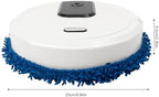 Automatic Mopping Robot for Hard Floors – Spray & Scrub Floor Cleaner with 60min Runtime – USB Rechargeable, 360° Wipe, Wet/Dry Pads – Cleans Wood, Tile, Marble – White